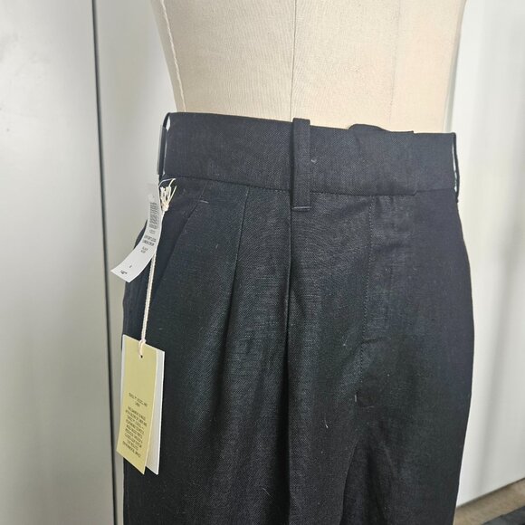 Aritzia Effortless Linen Crop Pants - Picture 3 of 5